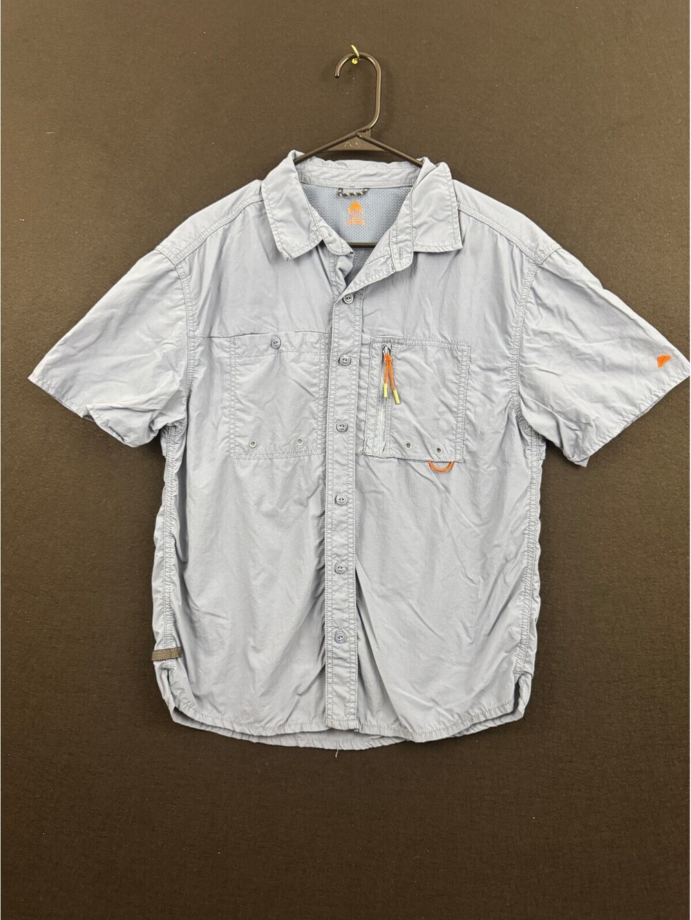 Ozark Trail Men's Outdoor Short Sleeve Button-Up Shirt Size Small